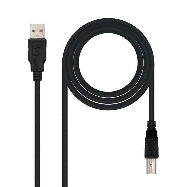 Nanocable Negro Cable Nc Usb 2.0 Impresora 1,8M