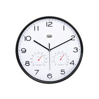 Miniatura 2 de RELOJ PARED TREVI OM 3510 T 30CM WALL CLOCK+TERM.+HYGROM. BLACK