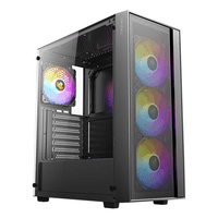 Miniatura 1 de CAJA ANTEC AX65 ARGB ATX NEGRO 4XVENT 120MM 2XUSB SN FUENTE