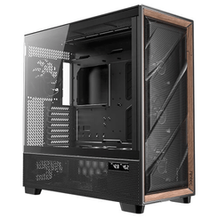 CAJA ANTEC FLUX PRO EUV WOOD ATX 2XUSB3.0 SIN FUENTE NEGRO