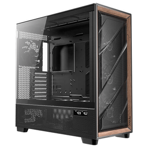 CAJA-ANTEC-FLUX-PRO-EUV-WOOD-ATX-2XUSB3.0-SIN-FUENTE-NEGRO