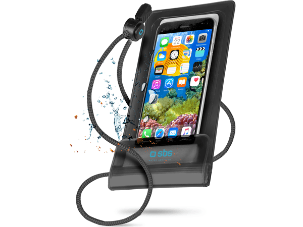 funda waterproof sbs summer line smartphone 5,5 pulg negro