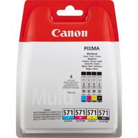 Miniatura 2 de CARTUCHO CANON CYAN/MAGENTA/AMARILLO/NEGRO CLI-571 MULTI BLISTER SECURITY