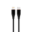 CABLE DE CARGA Y DATOS GEMBIRD USB TIPO-C A 8 PINES DE SILICONA PREMIUM 1,5M BK