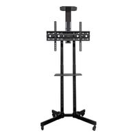 Miniatura 2 de "UNYKAch UK501 SOPORTE DE SUELO UNIVERSAL MONITOR/TV 32""-75""  MÓVIL CON 2 BANDEJAS. REGULABLE"