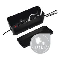 Miniatura 6 de Cables Organizadores Caja   Maxi         40 0 x 15 6 x 13 5 cm Negra