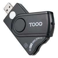 Miniatura 2 de Tooq TQR-3012B Lector DNIe, SIM, SD/TF, USB-A