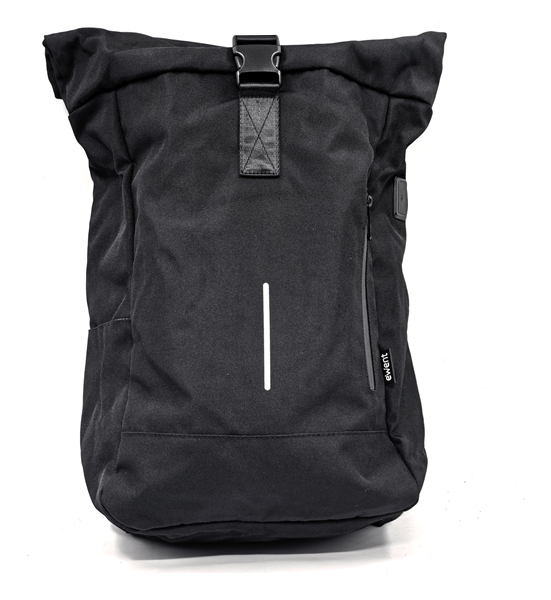 MOCHILA EWENT EW2536 17.3" TRENDY ROLL UNISEX IMPERMEABLE NEGRO