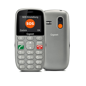 TELEFONO-MOVIL-LIBRE-SENIOR-GIGASET-GL390--2.2----BOTON-SOS---32MB--DUAL-SIM--GRIS
