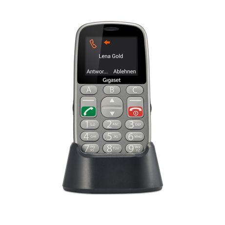 TELEFONO MOVIL LIBRE SENIOR GIGASET GL390 2.2" /BOTON SOS / 32MB/ DUAL SIM /GRIS - Imagen 5 de 12 TELEFONO MOVIL LIBRE SENIOR GIGASET GL390 2.2" /BOTON SOS / 32MB/ DUAL SIM /GRIS - Imagen 5 de 12