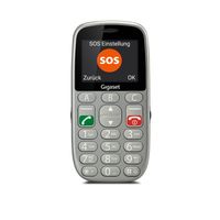 Miniatura 6 de TELEFONO MOVIL LIBRE SENIOR GIGASET GL390  2.2"  /BOTON SOS / 32MB/ DUAL SIM /GRIS