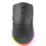 MOUSE MARS GAMING WIRELESS Y BLUETOOTH MMT3 RGB BASE DE RECARGA MAGNETICA 14400 DPI COLOR NEGRO