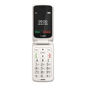 Gigaset-Movil-Senior-GL595-2.8-SIM-Blanco-Perla
