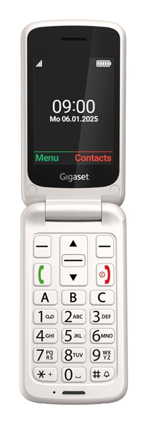 Gigaset Móvil Senior GL595 2.8 SIM Blanco Perla
