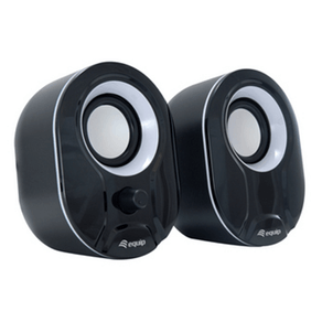 ALTAVOCES-2.0-EQUIP-LIFE-MINI--6W-RMS-COLOR-NEGRO-Y-BLANCO-JACK-3.5---CONTROL-DE-VOLUMEN-ALIMETANCION-USB
