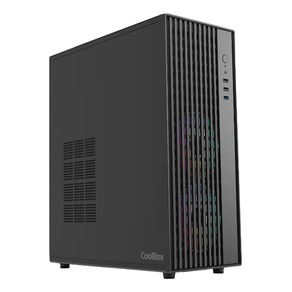 Caja COOLBOX  CAJA ATX A850 USB-C 3.2 GEN1 SIN FTE + 1 VENTILADOR 120MM  Negro