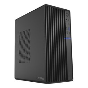 Caja COOLBOX  CAJA MATX M840 USB-C 3.2 GEN1 SPCC 0.8MM SIN FTE  Negro