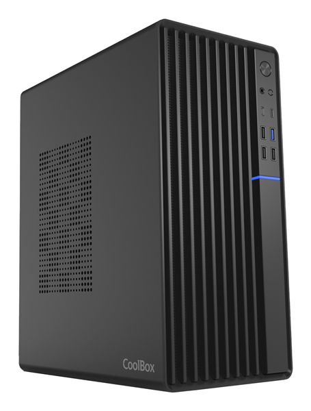 COOLBOX CAJA MATX M840 USB-C 3.2 GEN1 SPCC 0.8MM SIN FTE Negro