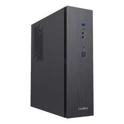 COOLBOX  CAJA MATX SLIM T370 USB-C 3.2 GEN1 FTE.500GRT 500W  Negro Incluye Fuente