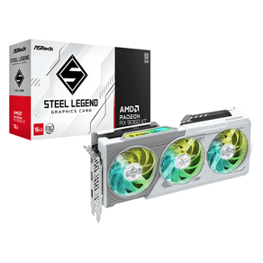 Tarjeta Gráfica ASROCK Radeon RX 9060 XT 16GB GDDR6 Blanco