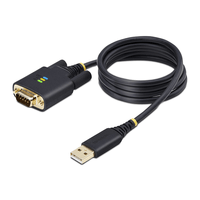 Miniatura 1 de 3ft/1m USB to RS232 Serial Adapter Cable