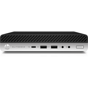 Ordenador Reacondicionado MINI HP EliteDesk 800 G4 / i5-8TH / 16Gb / 512 Gb NVME / Win 11 Pro / Sin cable trebol / Grado