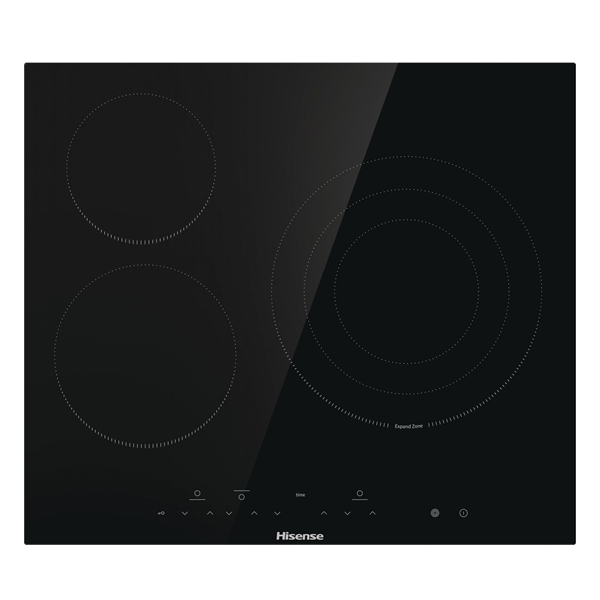 Hisense Vitroceramica Independiente Radiantes E6332bsce 3 Zonas Coccion Ancho 60 Cm