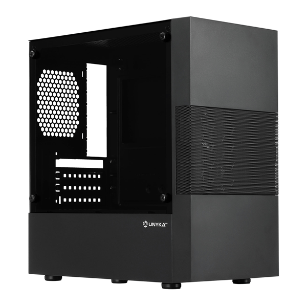 UNYKA Caja Micro ATX AERO C25 Negro Incluye Fuente