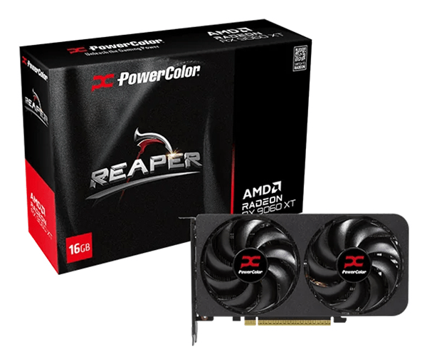Tarjeta Gráfica POWERCOLORRadeon RX 9060 XT GDDR6 16GB Negro