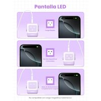 Miniatura 9 de UGREEN USB-A+2 USB-C 65W UNO ROBOT GAN TECH FAST CHARGER