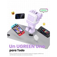 Miniatura 11 de UGREEN USB-A+2 USB-C 65W UNO ROBOT GAN TECH FAST CHARGER