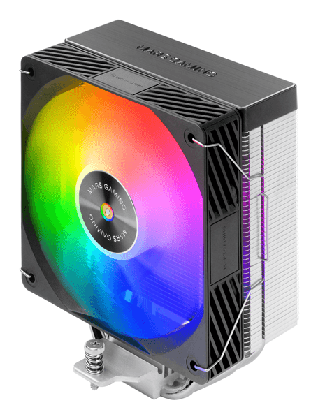 REFRIGERADOR CPU MARS GAMING MCPU-X4 ARGB MULTISOCKET AMD/INTEL NEGRO