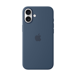 iPhone 16 Plus Silicone Case with MagSafe - Denim