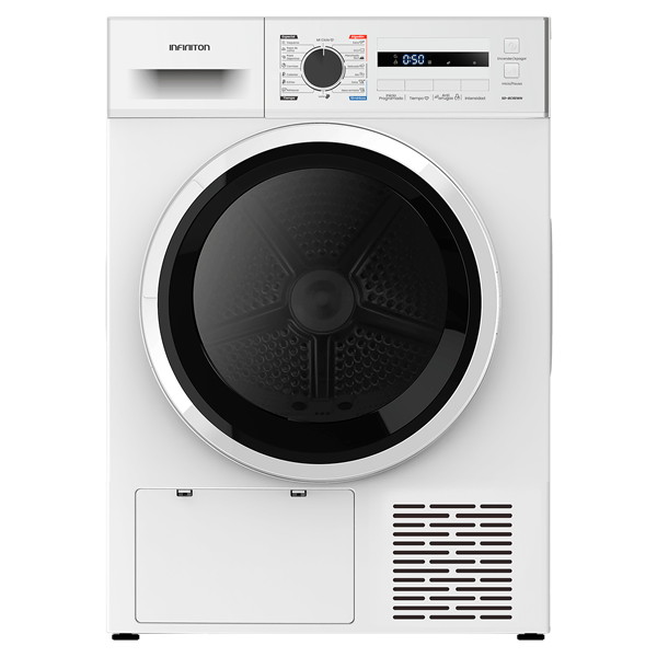 SECADORA CON BOMBA DE CALOR INFINITON SD-BC8EWN 8 KG E BLANCO