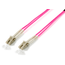 CABLE FIBRA OPTICA MULTIMODO LIBRE HALOGENOS LC/LC 50/125u 1M