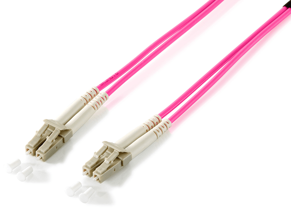 CABLE FIBRA OPTICA MULTIMODO LIBRE HALOGENOS LC/LC 50/125u 1M