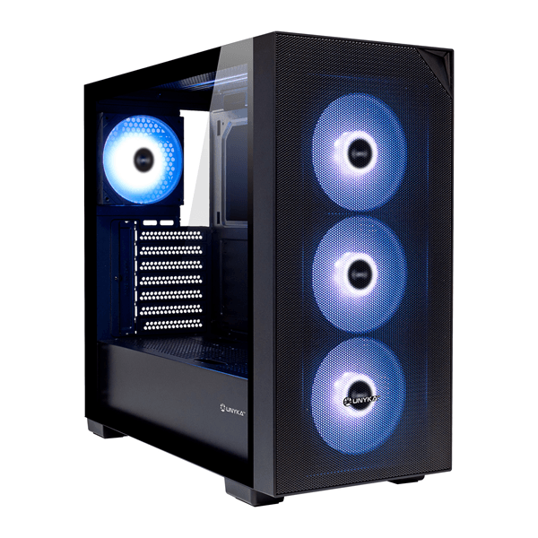 Caja UNYKA Caja ATX Revelat MESH Black RGB Negro