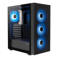 Miniatura 1 de Caja UNYKA  Caja ATX Revelat Mesh Compact Edition RGB Negro