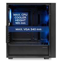 Miniatura 7 de Caja UNYKA  Caja ATX Revelat Mesh Compact Edition RGB Negro
