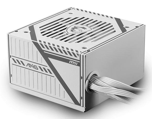 Fuente de alimentación MSI MAG A650BNL 650W 80+ Bronze Blanca
