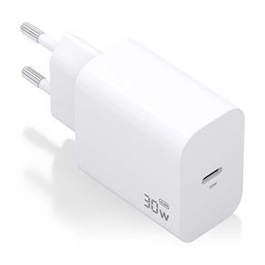 Aisens-Cargador-GaN-30W-1xUSB-C-PD3.0-Blanco