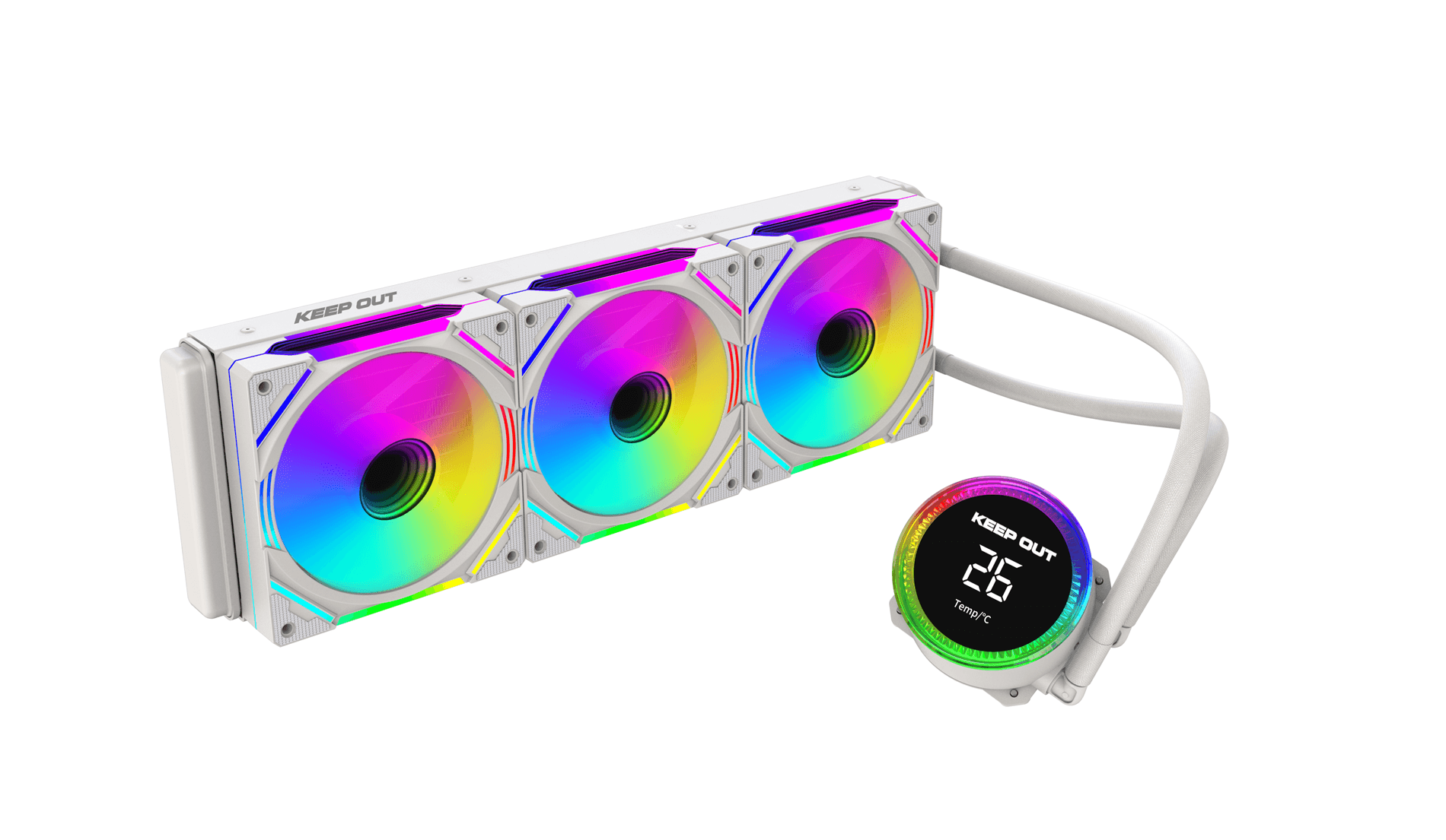 Keep out Refrig. Liquida XWC-360 PRO Display White