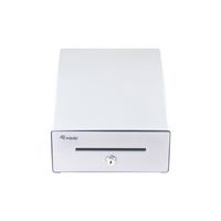 Miniatura 2 de TPV CAJON PORTAMONEDAS EQUIP  ALUMINIO APERTURA MANUAL Y AUTOMATICA CONECTOR RJ11 COLOR PLATA