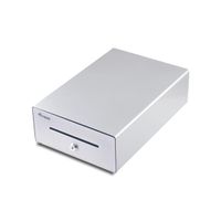 Miniatura 4 de TPV CAJON PORTAMONEDAS EQUIP  ALUMINIO APERTURA MANUAL Y AUTOMATICA CONECTOR RJ11 COLOR PLATA