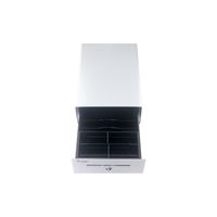 Miniatura 5 de TPV CAJON PORTAMONEDAS EQUIP  ALUMINIO APERTURA MANUAL Y AUTOMATICA CONECTOR RJ11 COLOR PLATA