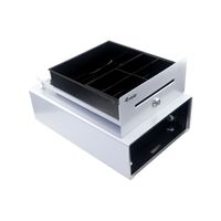 Miniatura 12 de TPV CAJON PORTAMONEDAS EQUIP  ALUMINIO APERTURA MANUAL Y AUTOMATICA CONECTOR RJ11 COLOR PLATA