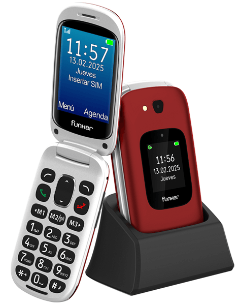Funker E350 MAX Audio3 Plus 4G Rojo