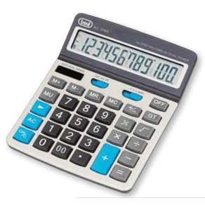 CALCULADORA-TREVI-EC-3780-12C-DESK-ELECTRONIC-CALCULATOR-SILVER