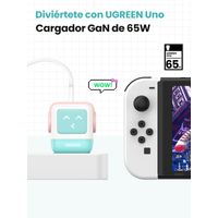 Miniatura 6 de UGREEN USB-A+2 USB-C 65W UNO ROBOT GAN TECH FAST CHARGER