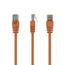 Cable CAT5E UTP moldeado 1m Naranja